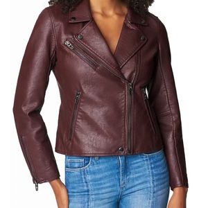 Faux Leather Moto Jacket
BLANKNYC